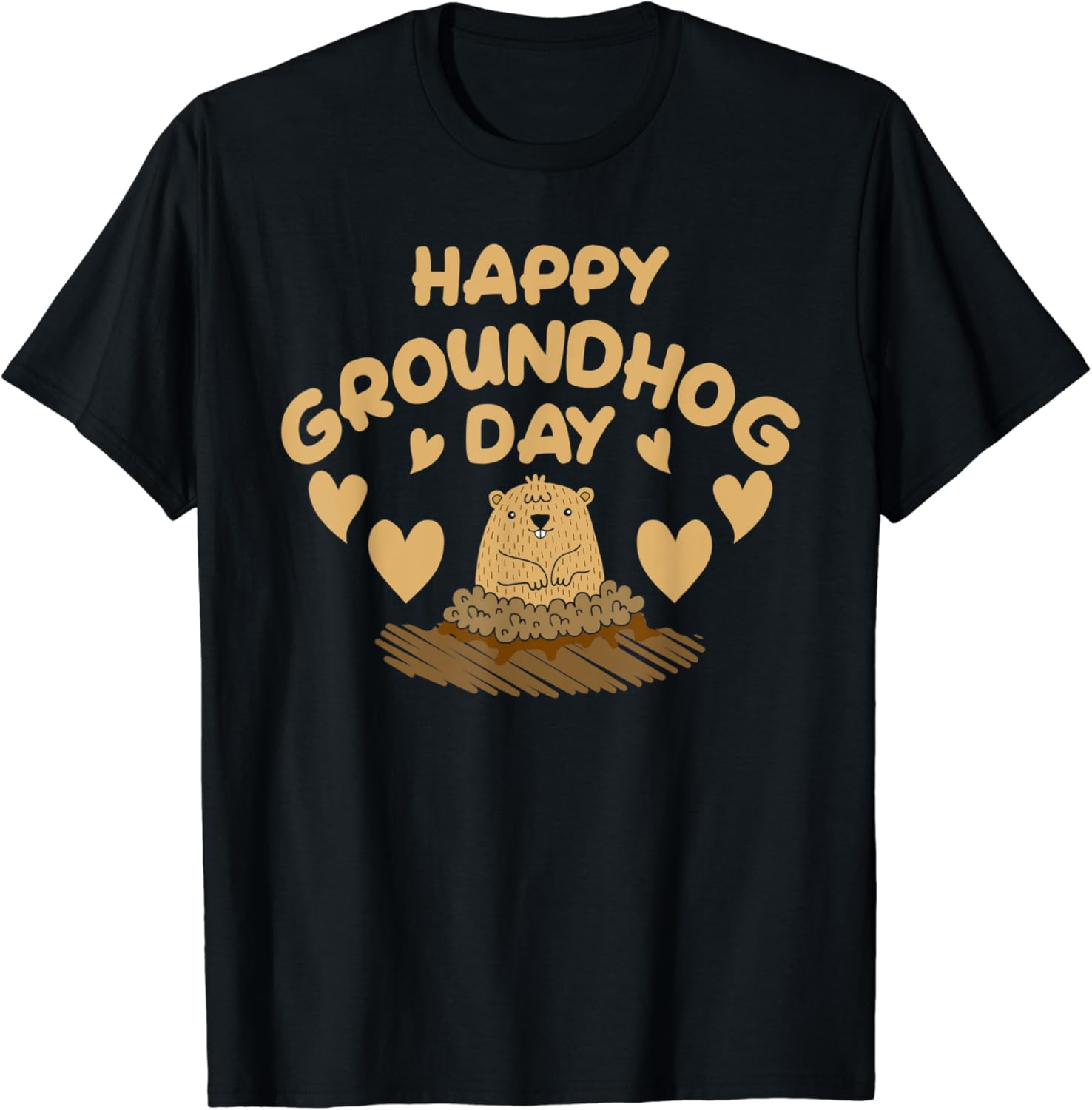 Happy Groundhog Day, Funny Groundhog Day Celebration TShirt Amazon